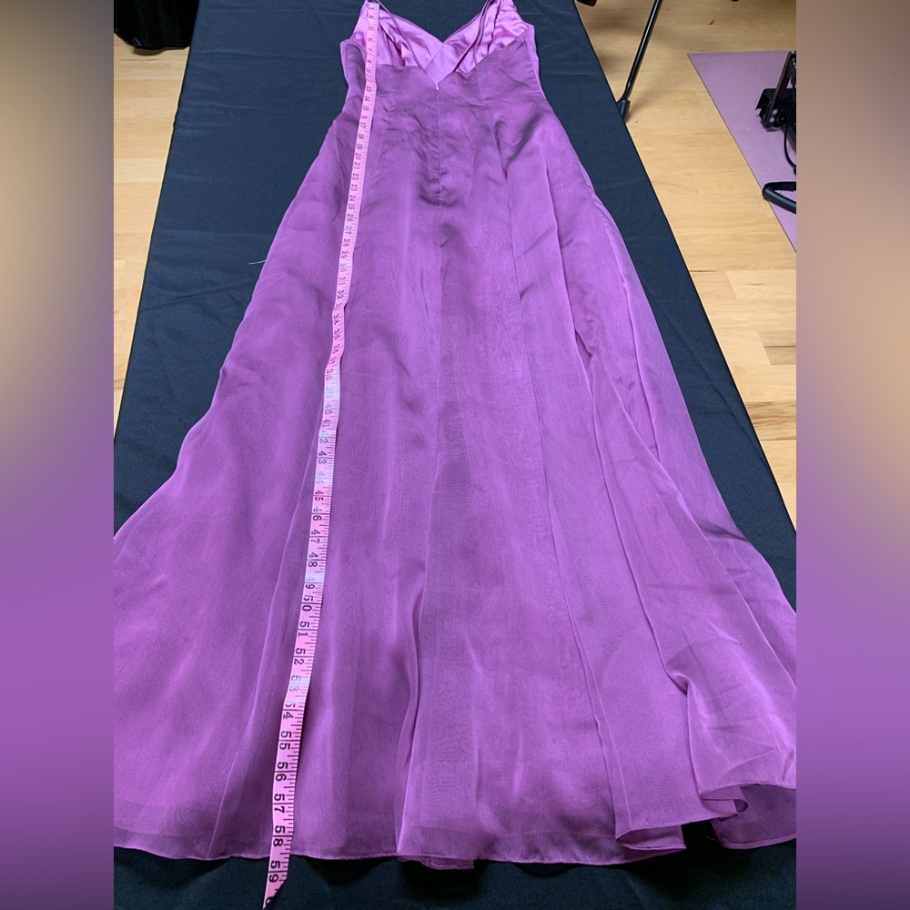 Belsoie bridesmaid elegant gown dress. Size 8. Like New - Picture 7 of 8